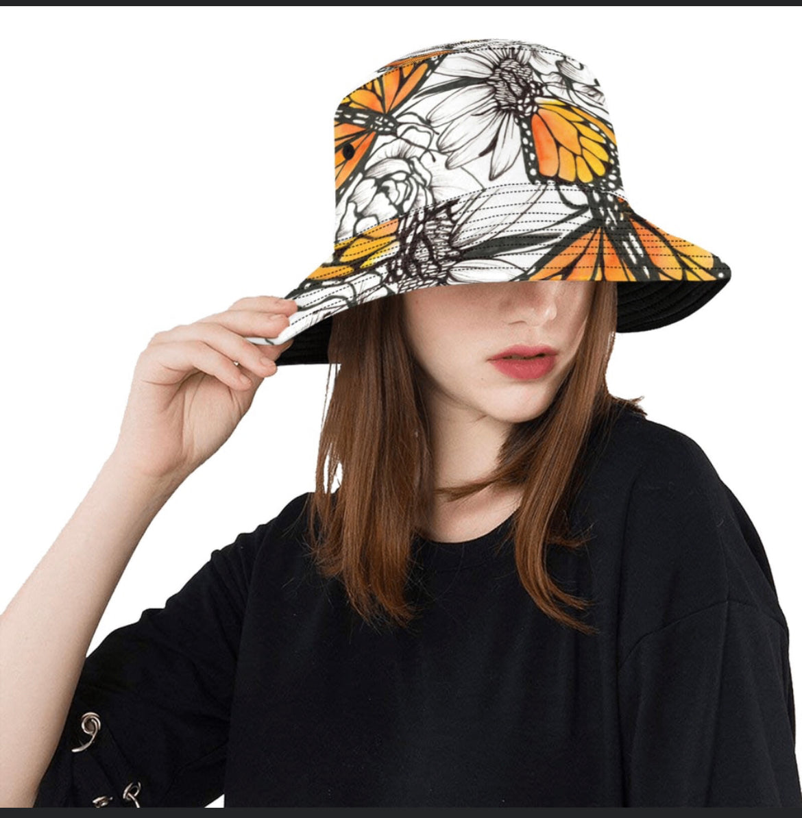 Signature Print Bucket Hat