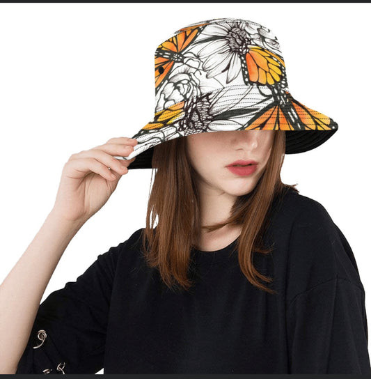 Signature Print Bucket Hat