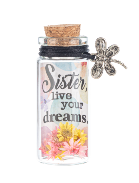 Floral Message in a Bottle