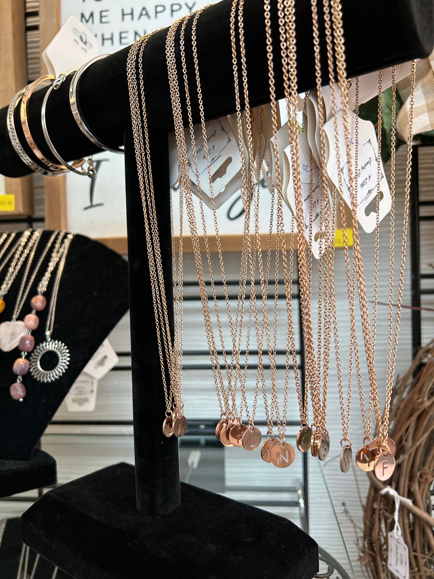 Initial Necklaces