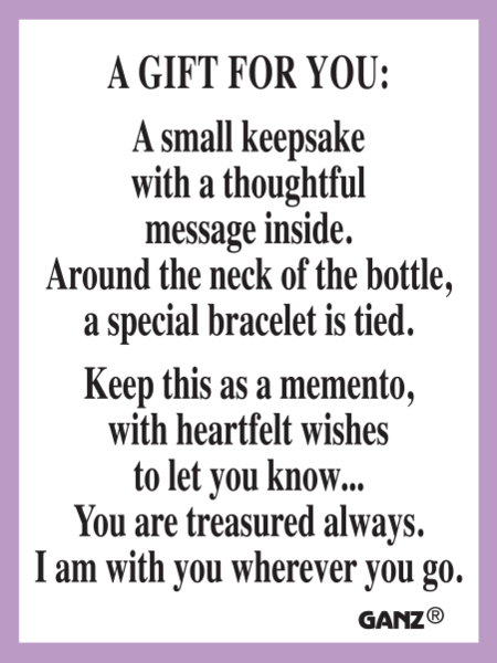 Floral Message in a Bottle