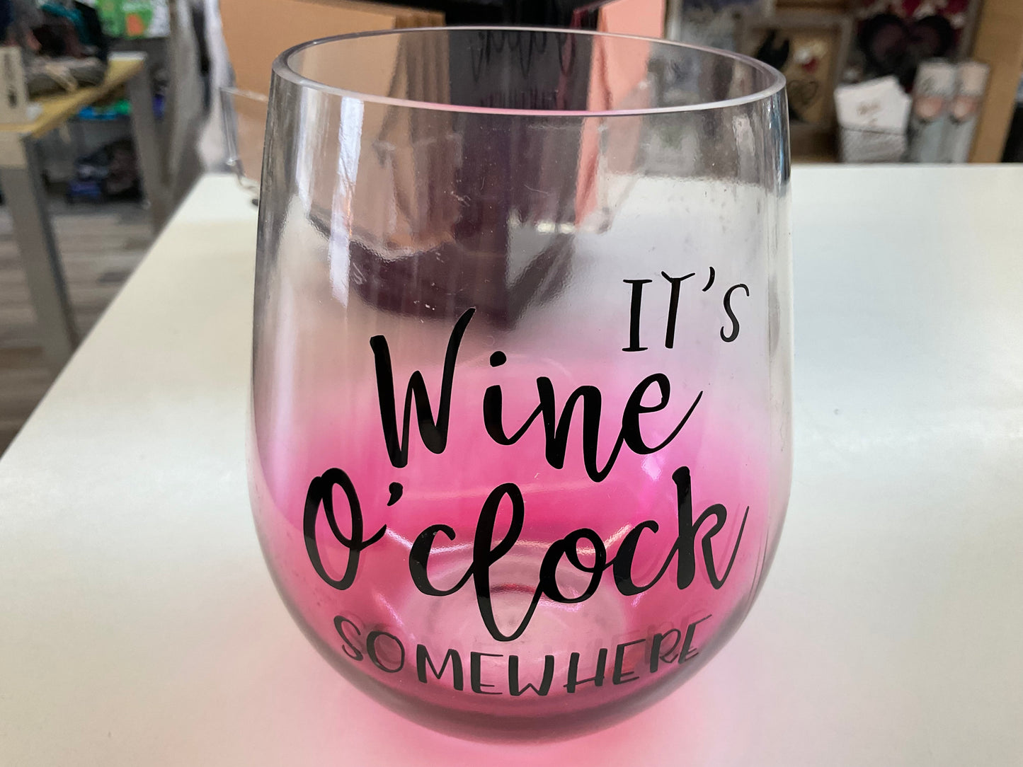 Plastic Wine Glasses