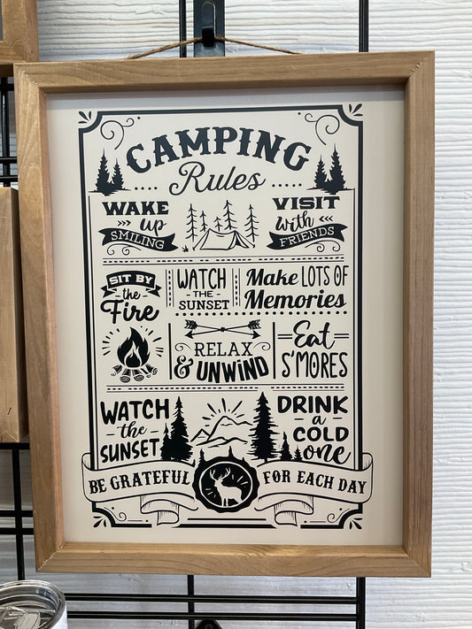Camping Rules