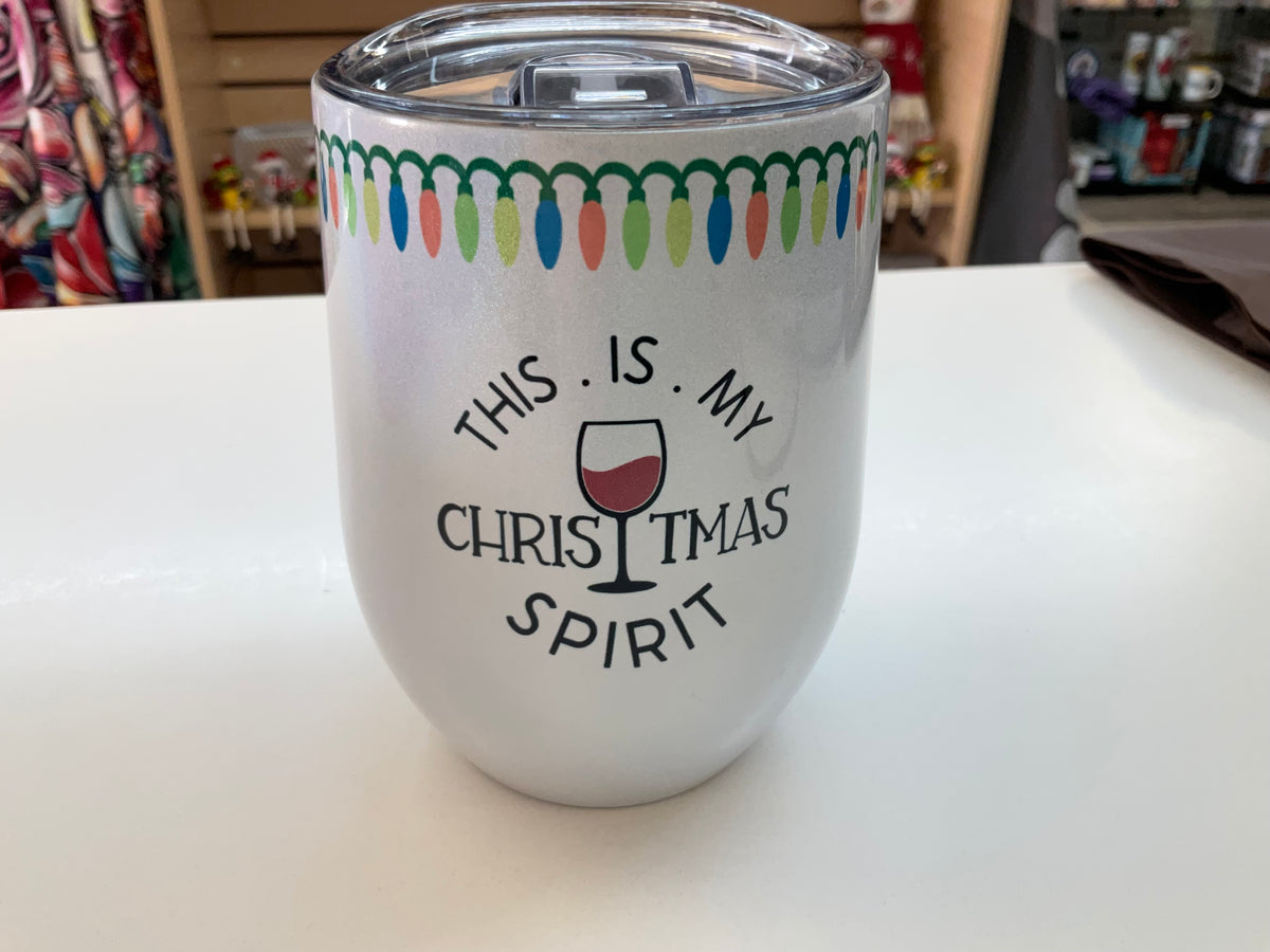 Insulated Holiday Wine Tumblers