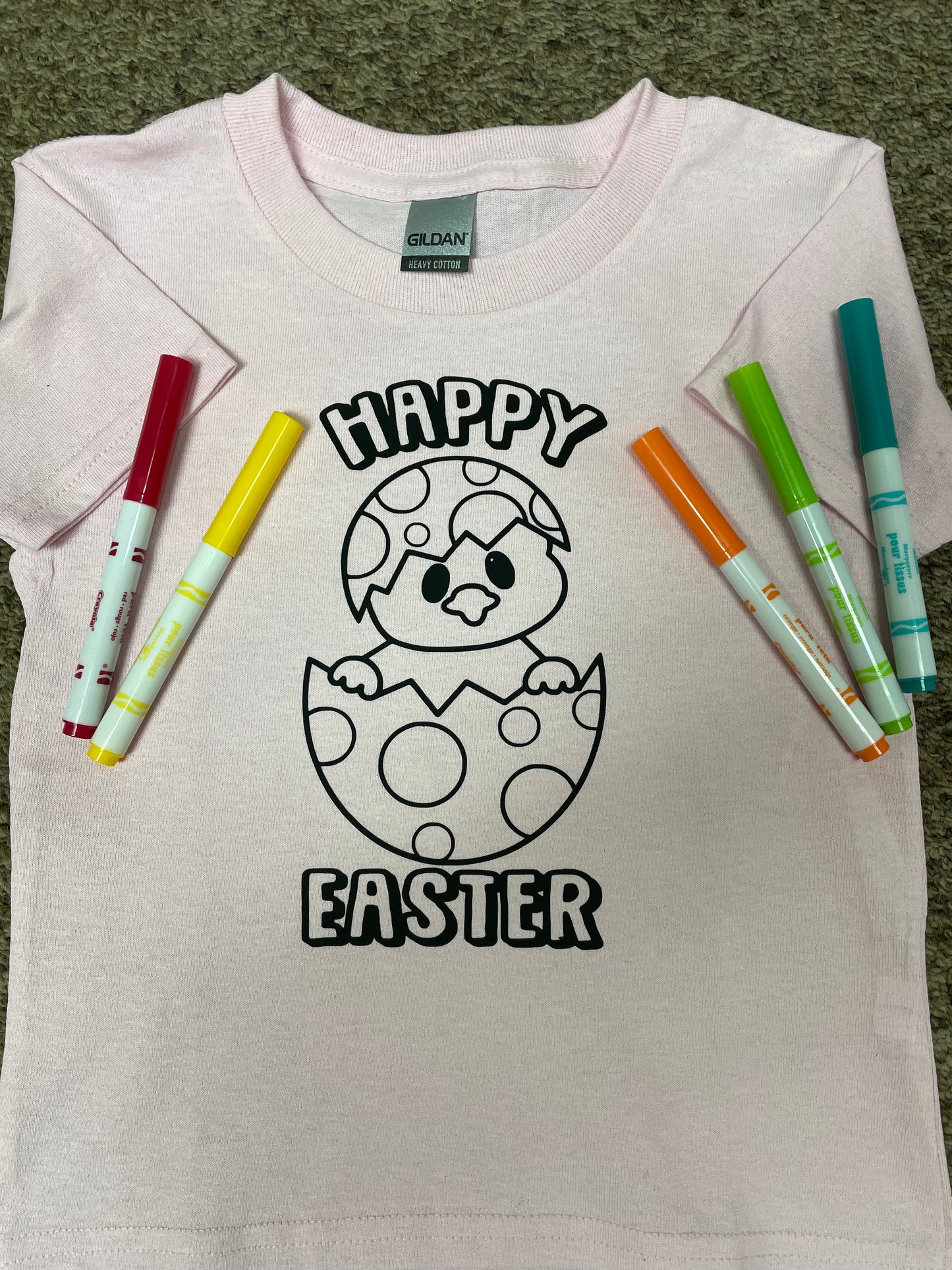 Easter Coloring T-Shirts