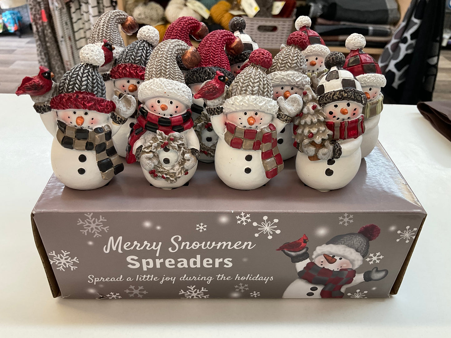 Merry Snowmen Spreaders