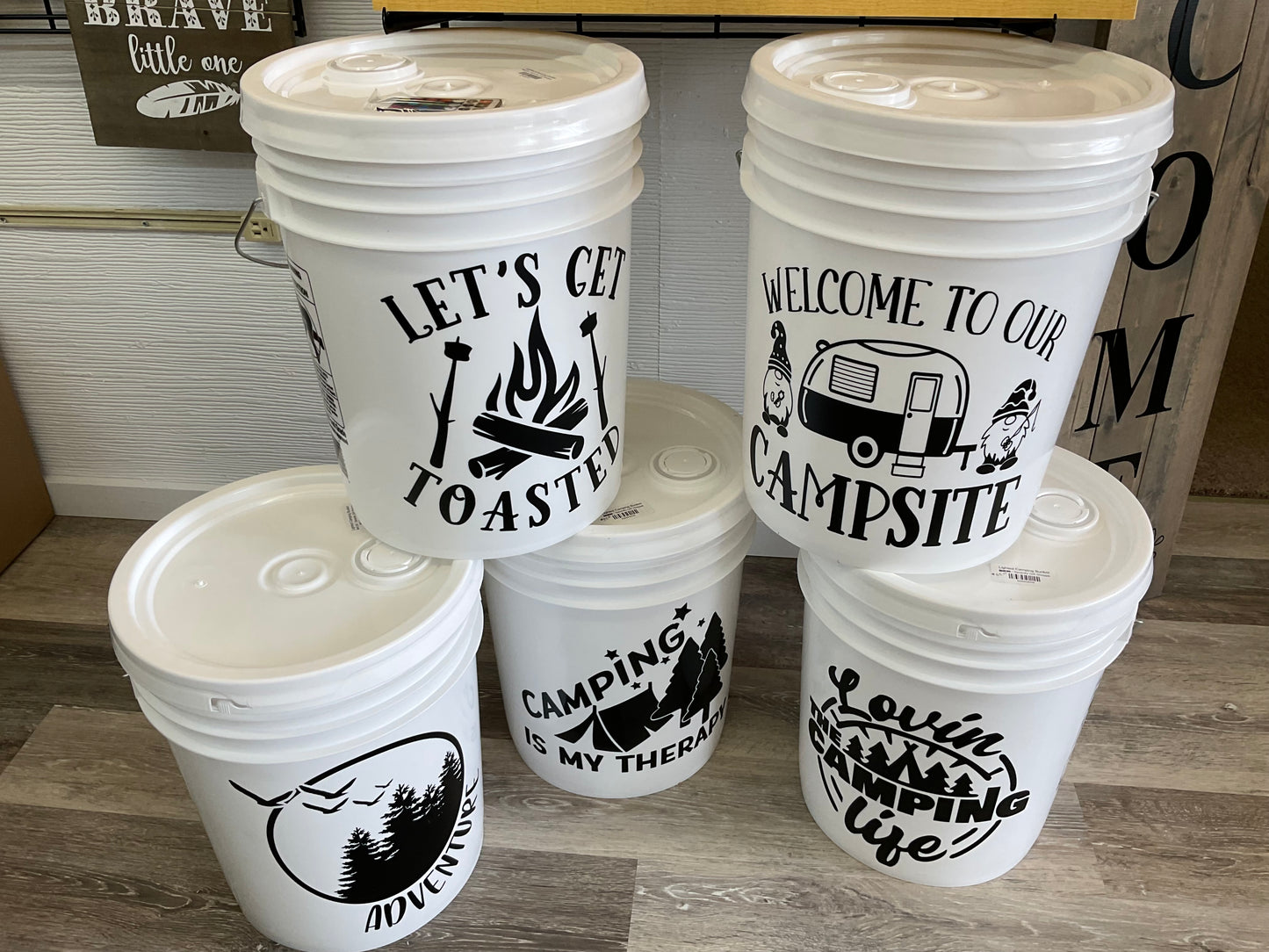 Lighted Camping Bucket