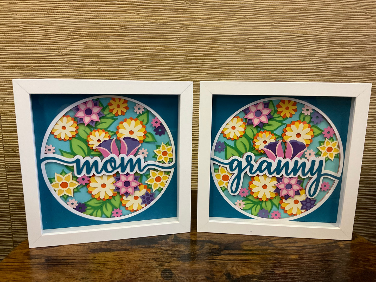 Layered Flower Shadow Box