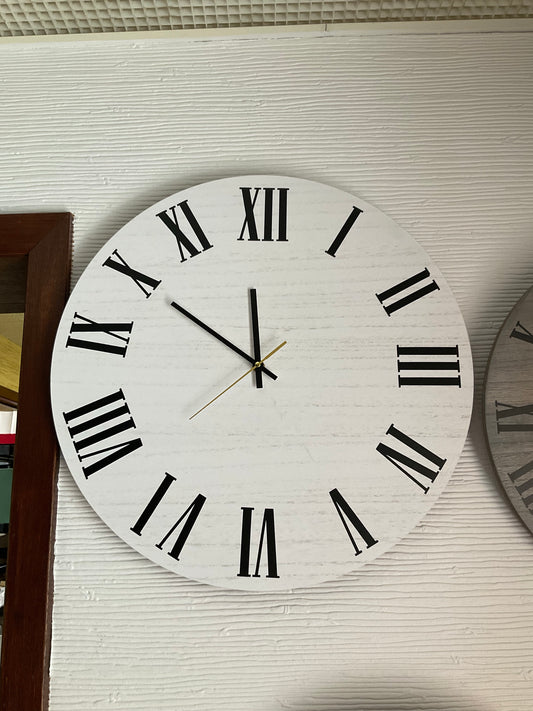 Wood wall Clock 18”