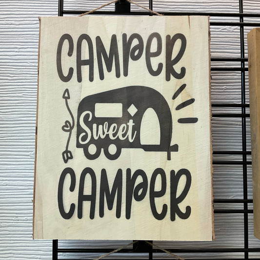 Camper Sweet Camper Sign