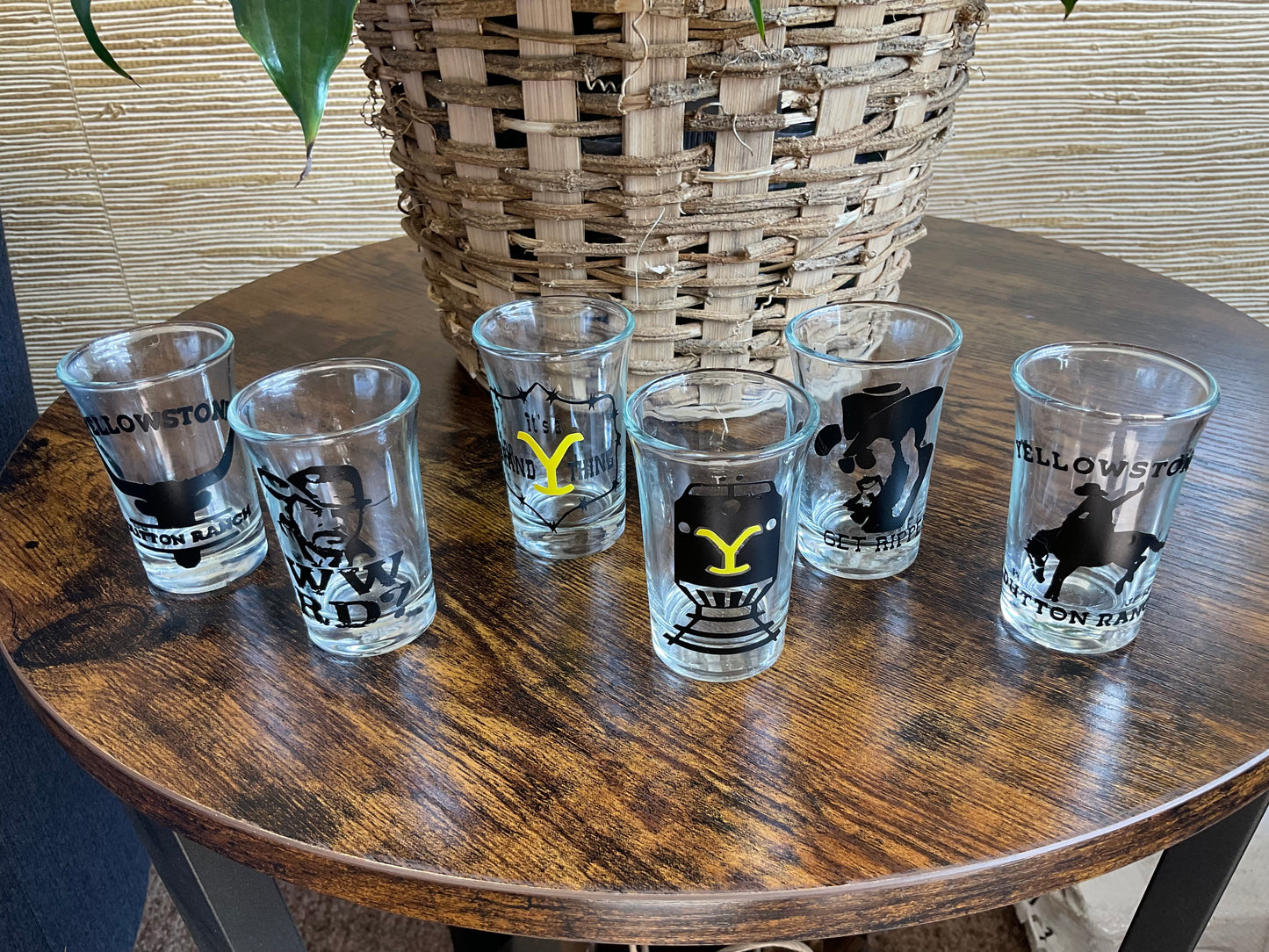 Yellowstone Shot Glasses