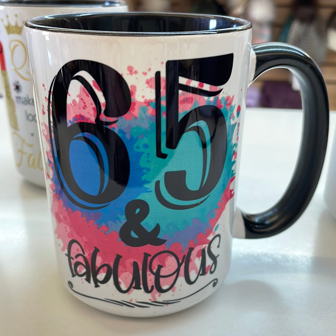 65th Birthday Mugs