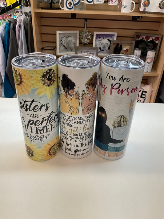Best Friend/Sisters Tumblers