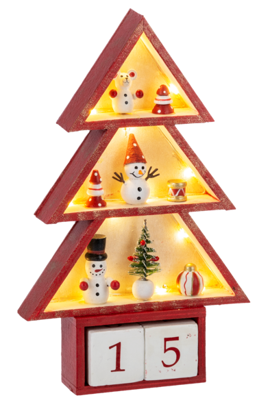 Light Up Tabletop Tree Advent Calendar