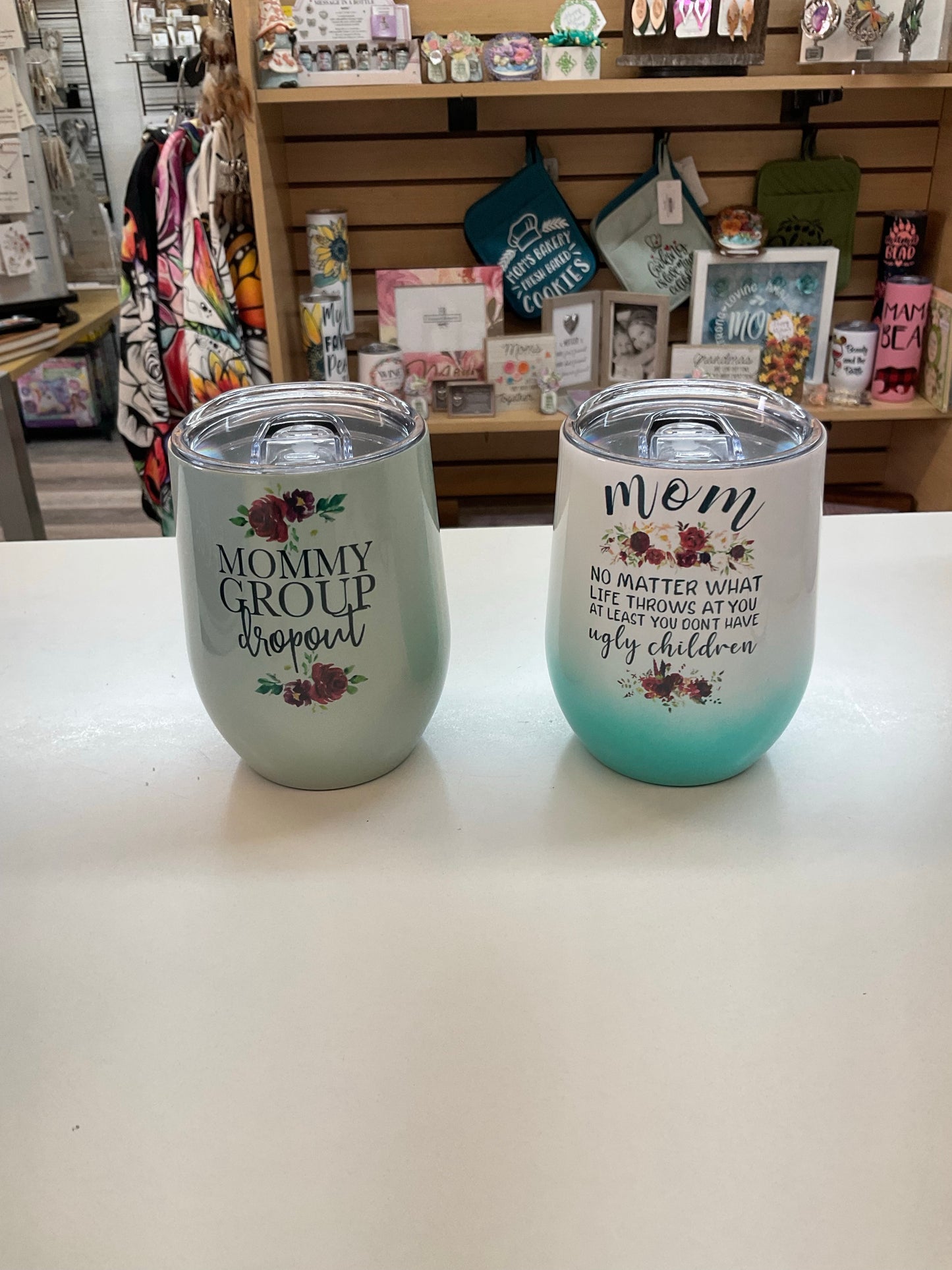 Mom Insulated Wine Tumblers
