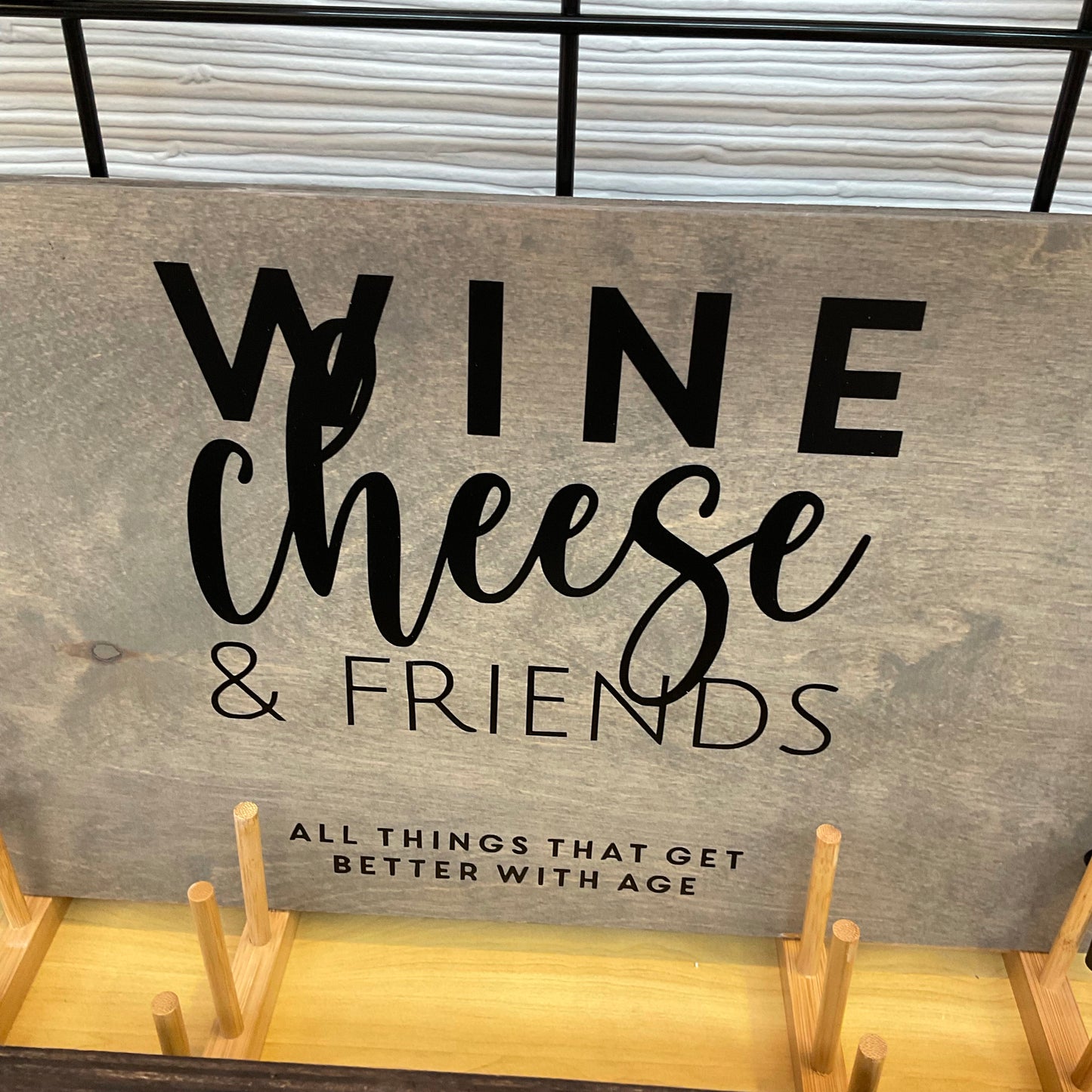 Wine, Cheese Serving Tray