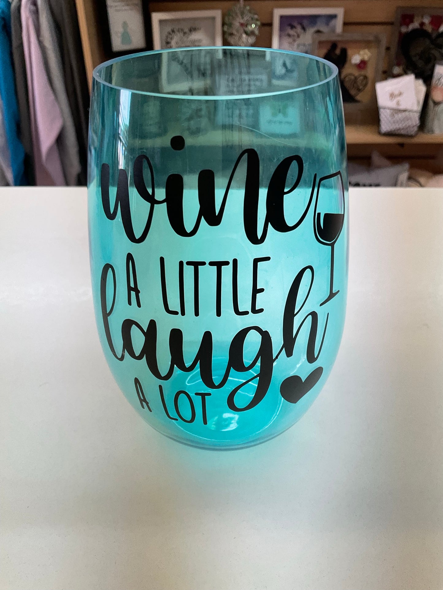 Large Plastic Wine Tumblers