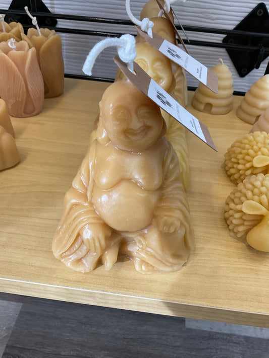 Happy Buddha Candle