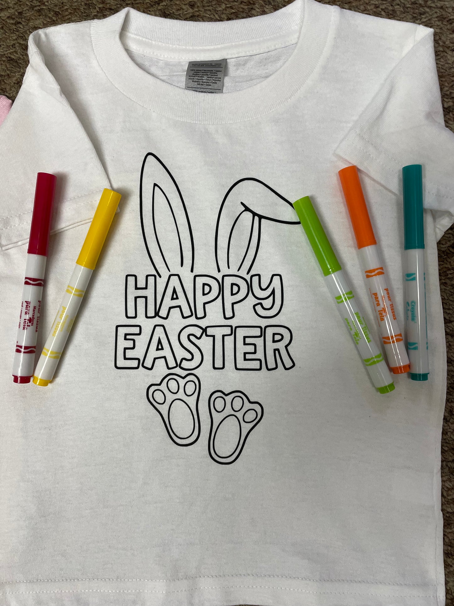 Easter Coloring T-Shirts