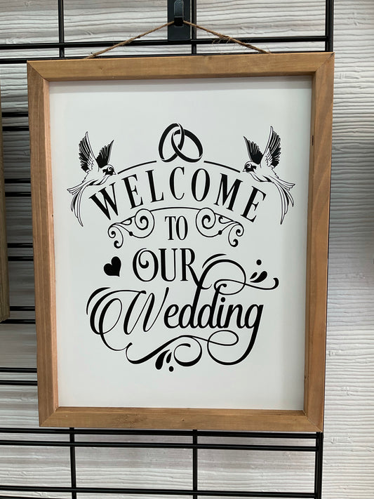 Welcome to our wedding