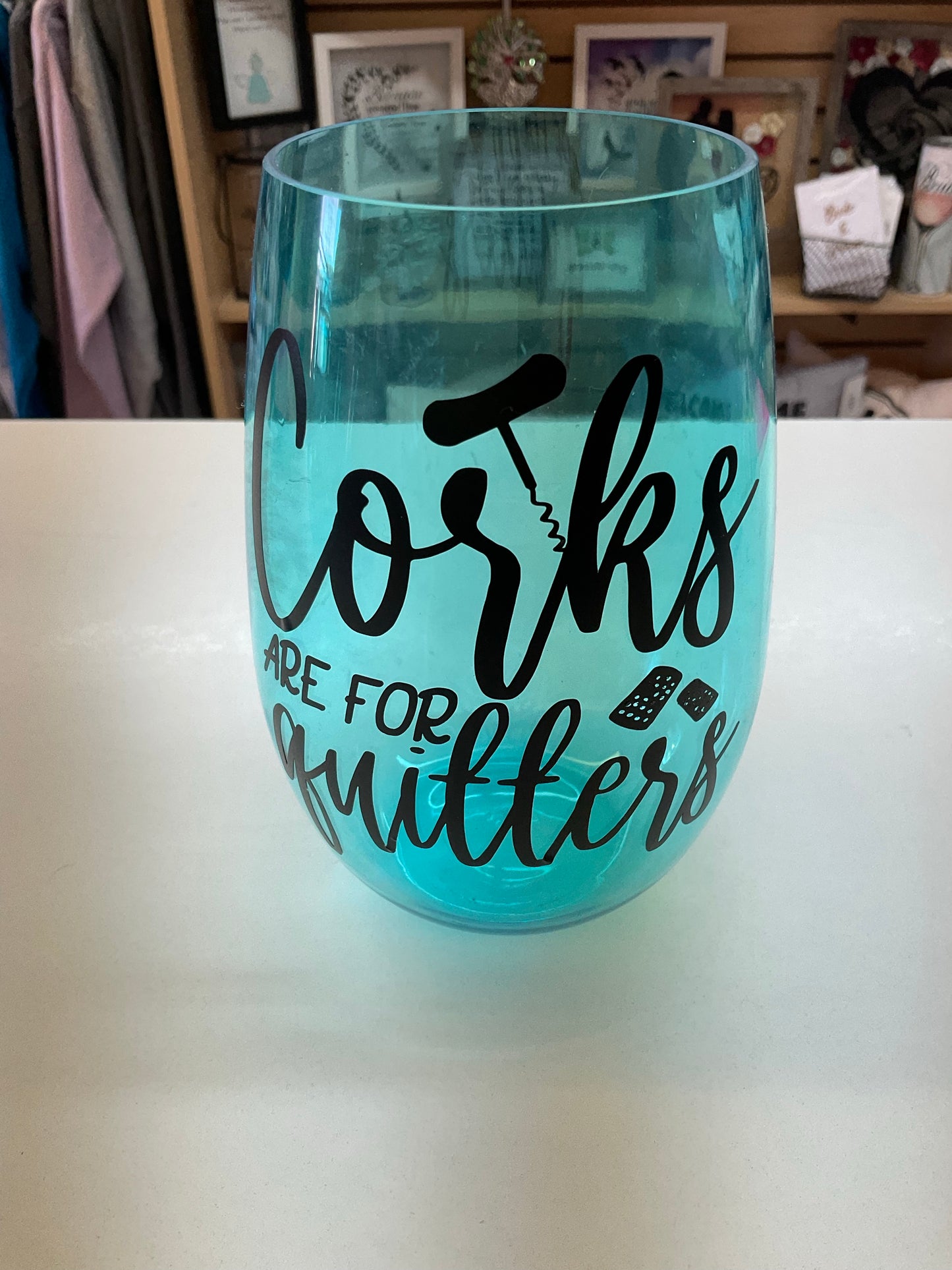 Large Plastic Wine Tumblers