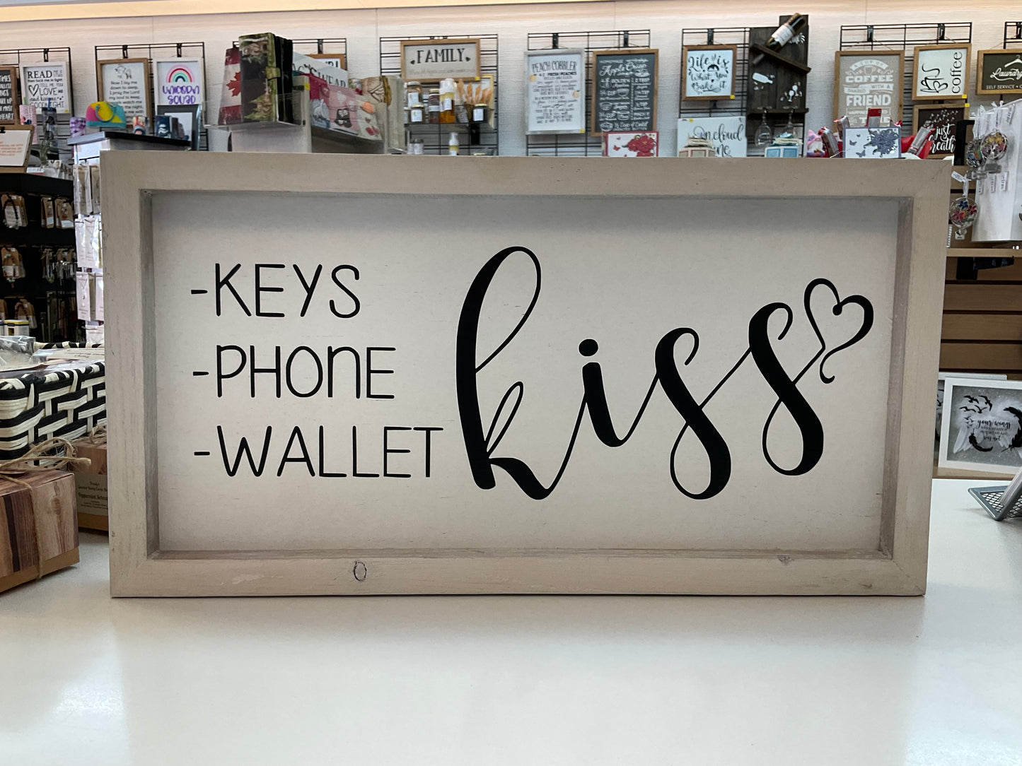 Keys, Phone, Wallet….Kiss