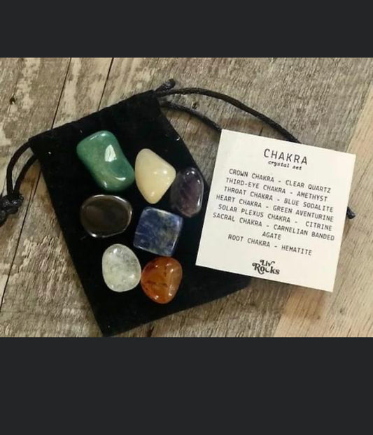Chakra Stones & Crystal Gift Set
