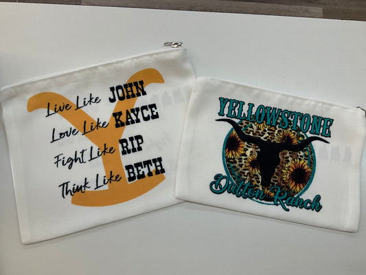Yellowstone Makeup Bag