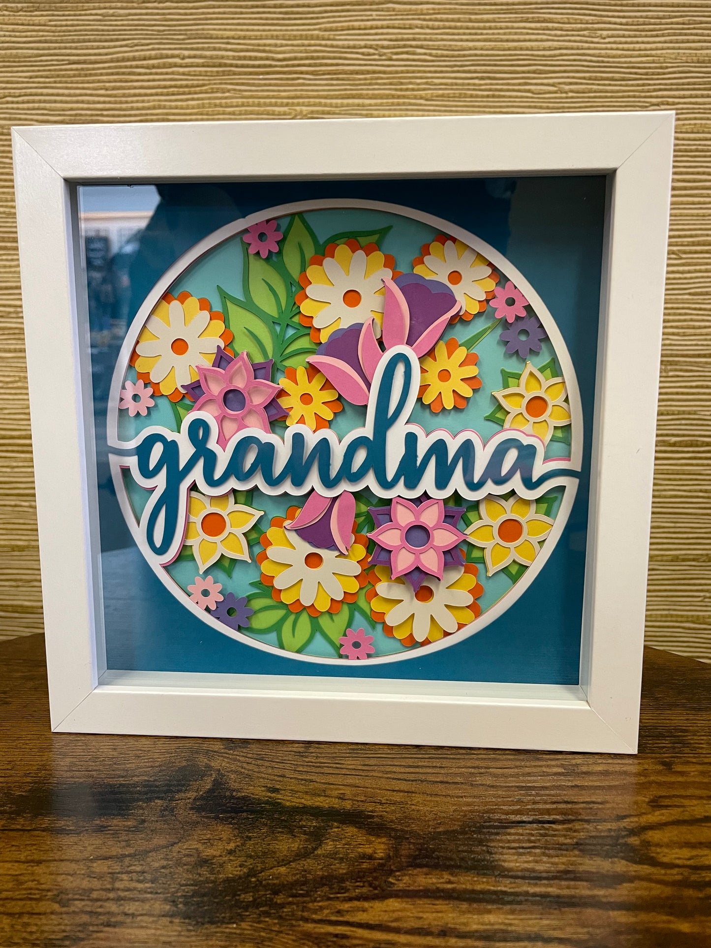 Layered Flower Shadow Box