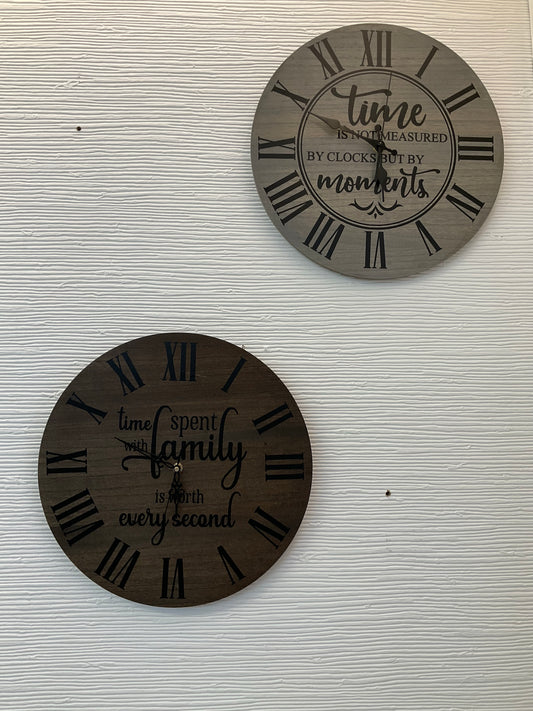 Wood Wall Clock