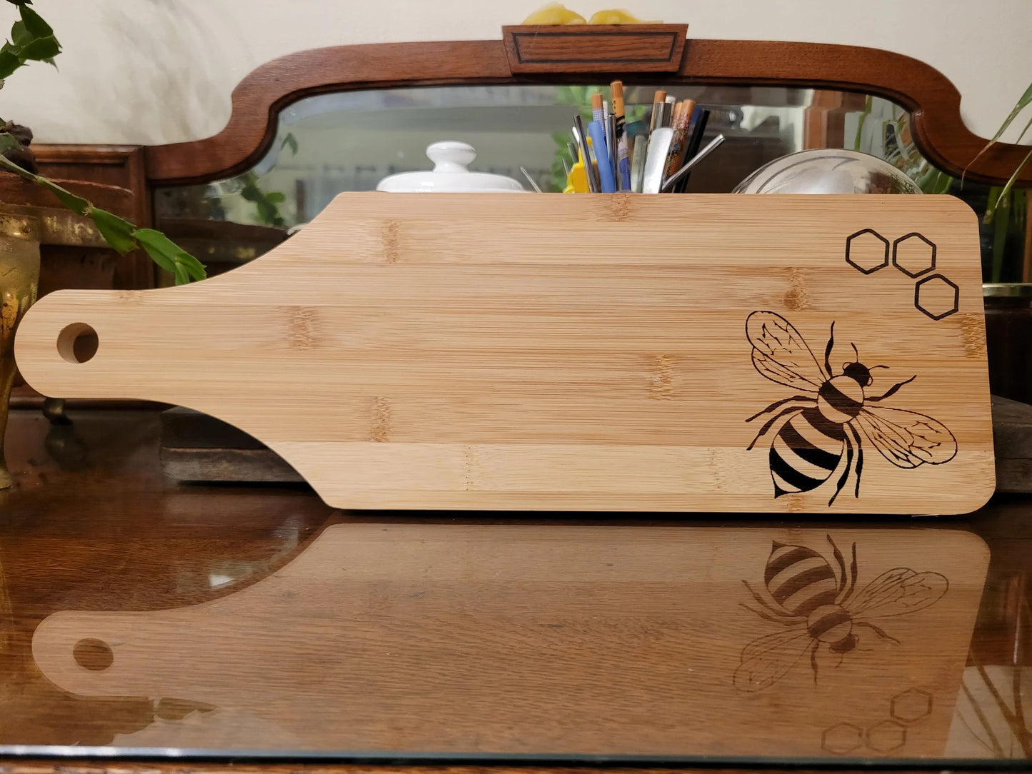 Floral Bee Charcuterie Board