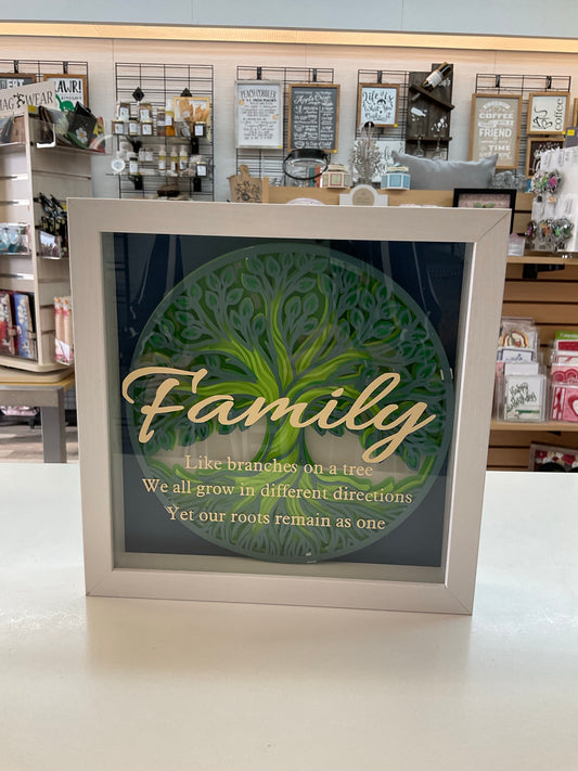 Family Tree Shadow Box