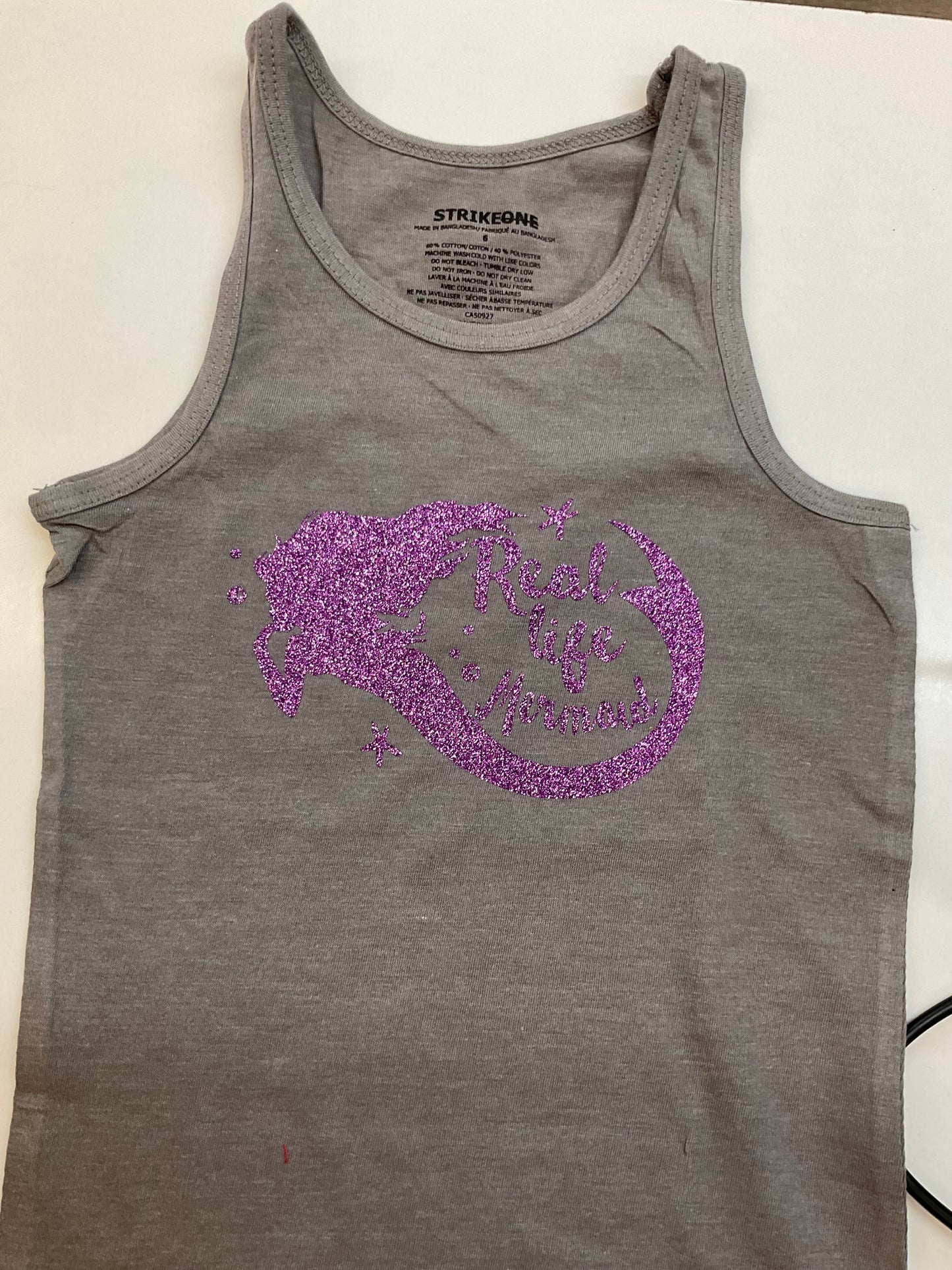 Real Life Mermaid Youth Tanks