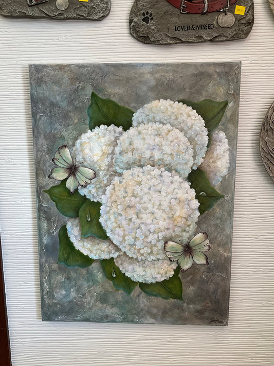 Hydrangeas & Butterflies