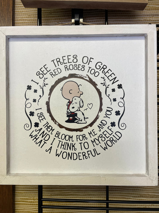 Snoopy Trees Of Green