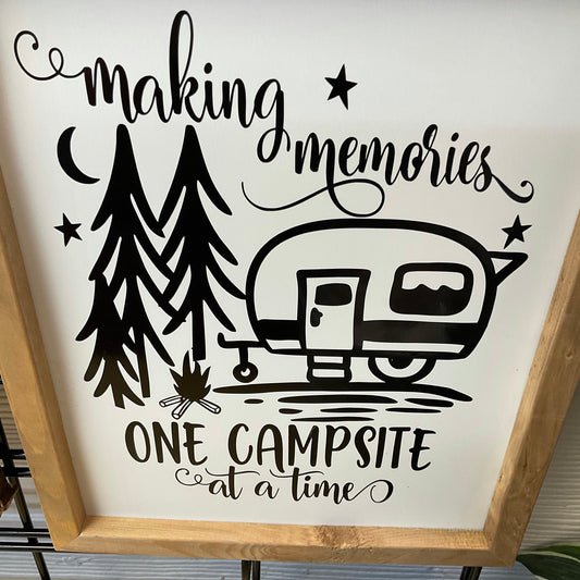 Making Memories Camping Sign