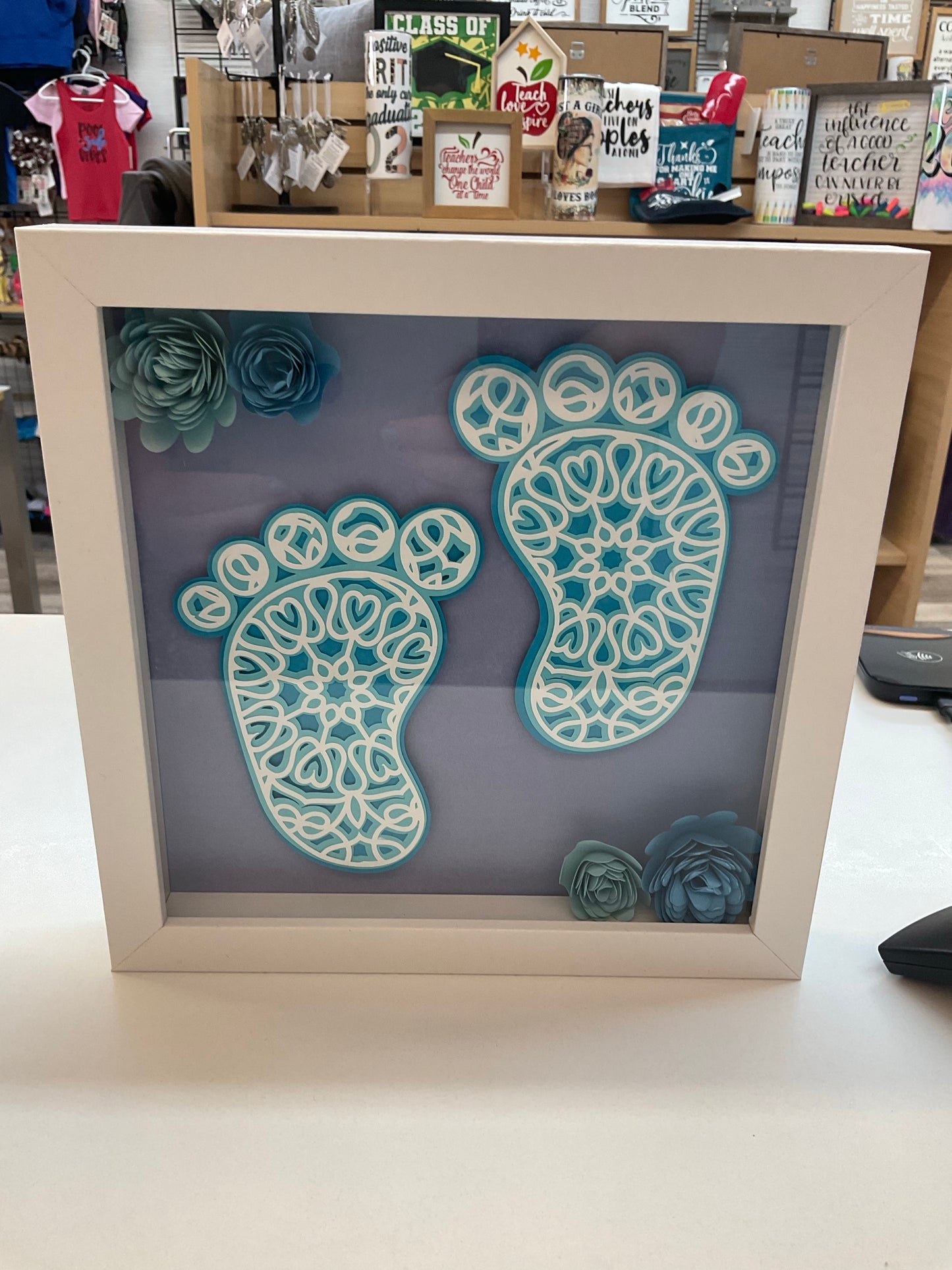 Baby Feet Shadow Box
