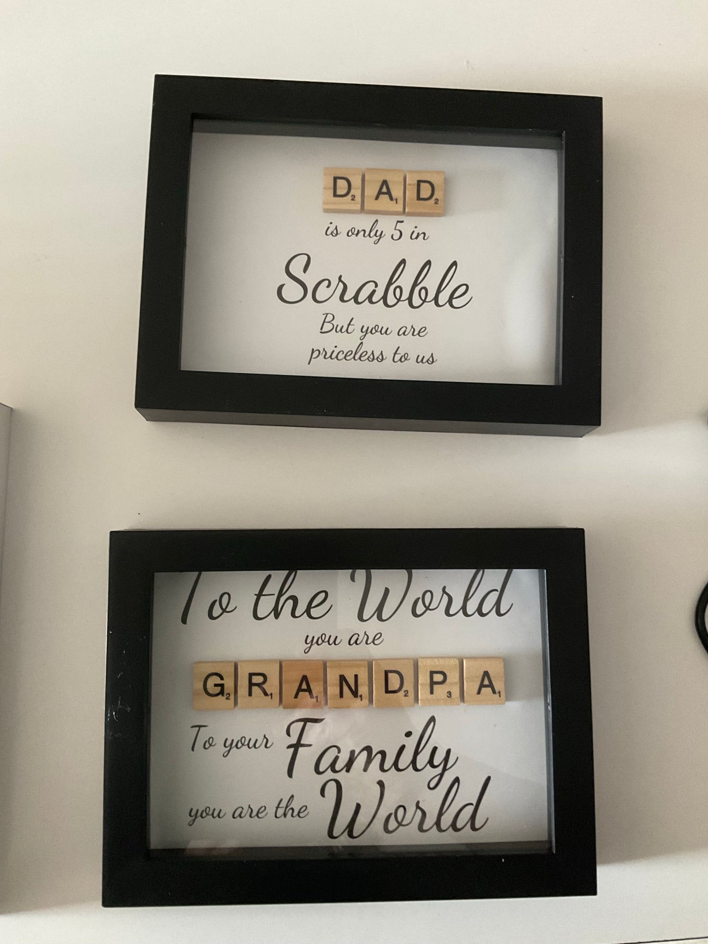 Scrabble Shadow Box