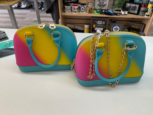 Tie Dye Jelly Crossbody Purse