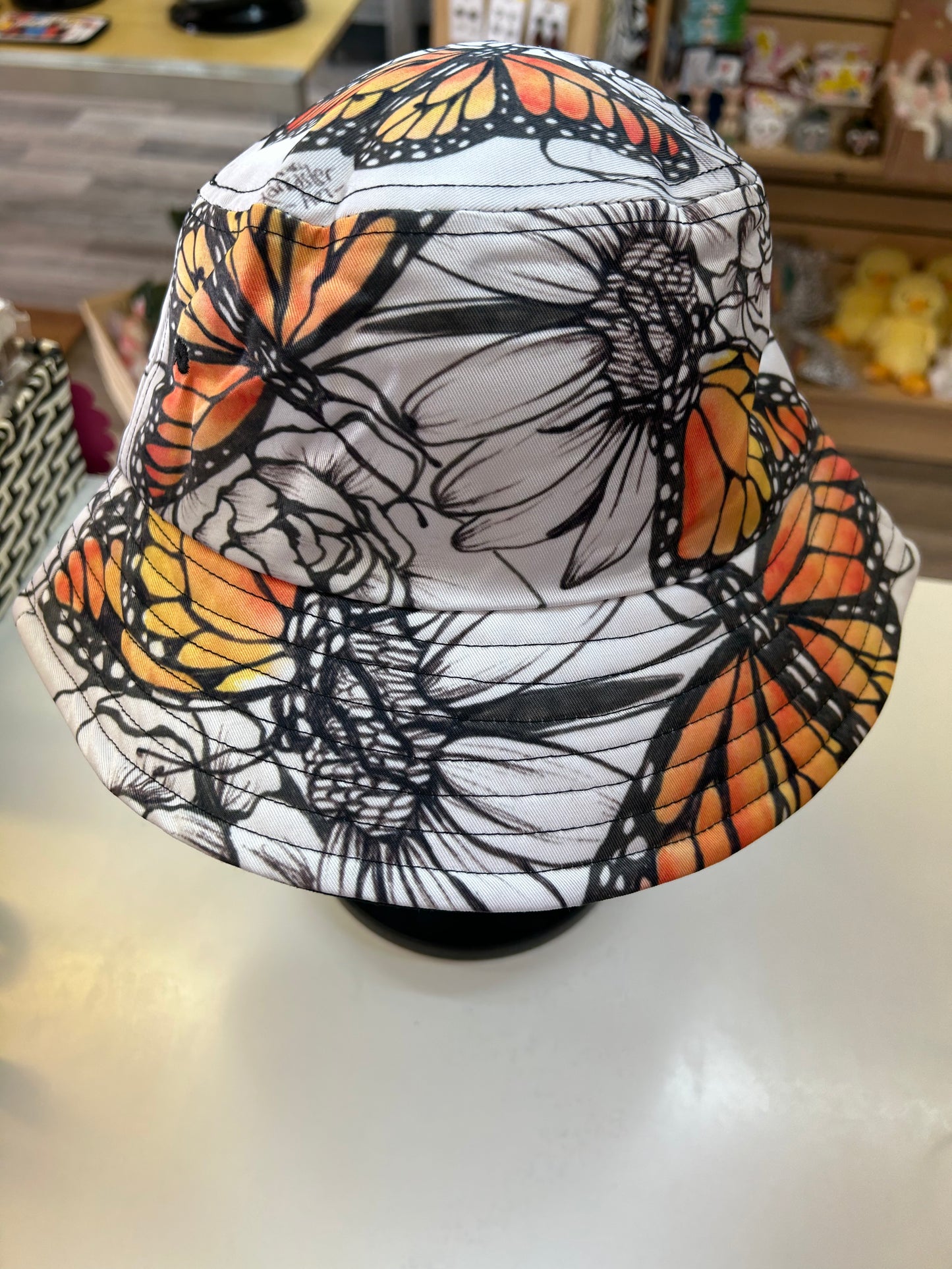 Signature Print Bucket Hat