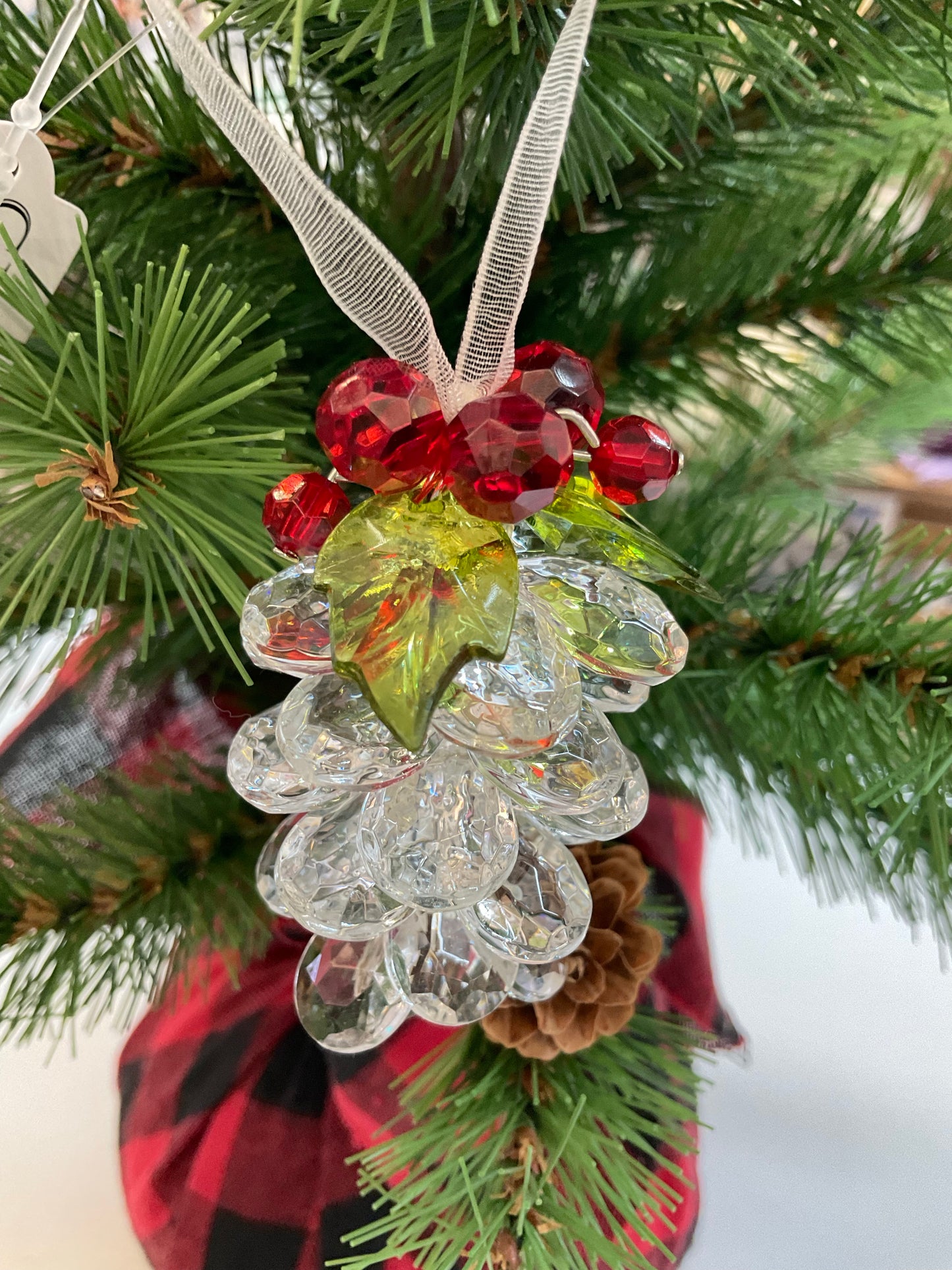 Holiday Pinecone Ornament