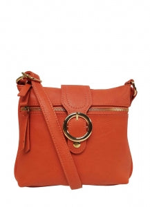 Small Messenger Bag - Tangerine