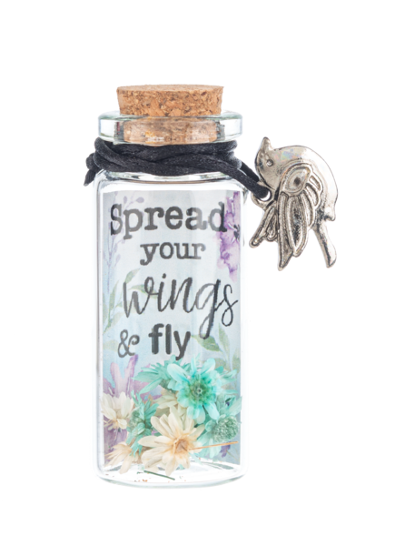 Floral Message in a Bottle