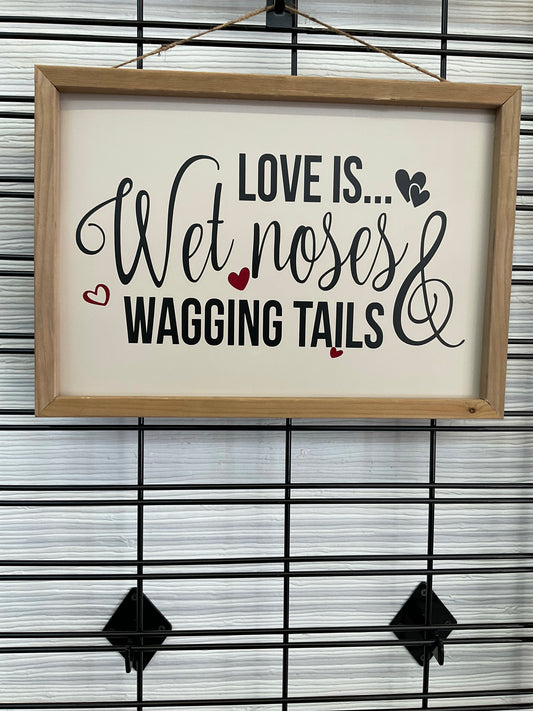 Love is wet noses