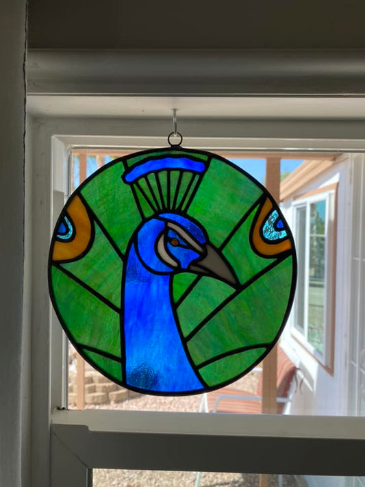 Peacock Suncatcher